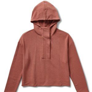 VUORI WOMENS BAYVIEW THERMAL HOODIE - ROSEWOOD- Brand New!